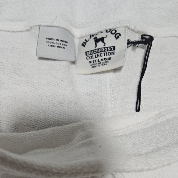 The Black Dog White Terry Skirt. Size L - Picture 2 of 5
